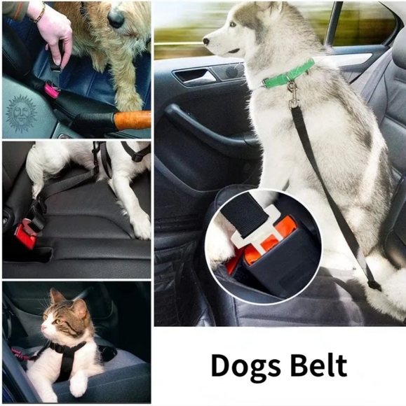 Other - Universal Adjustable Pet Dog Safety Belt - Car Seatbelt Travel Tether